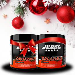 Vánoční balíček Orgazmus Xtreme 323 g + Orgazmus 300 g předtréninkový stimulant - BodyBulldozer