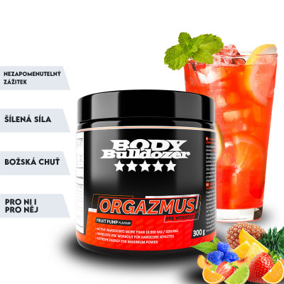 Orgazmus předtréninkový stimulant 300 g - BodyBulldozer