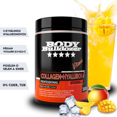 Collagen + Hyaluron Vitamin Professional 300 g - BodyBulldozer