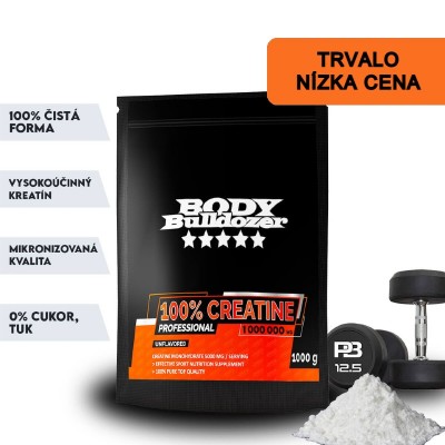 100% Creatine Professional 1000 g - BodyBulldozer