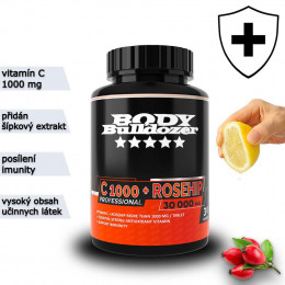 C 1000 + Rosehip Professional 30 tabl - BodyBulldozer