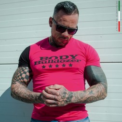Triko BODYBULLDOZER 503 neon pink - BodyBulldozer