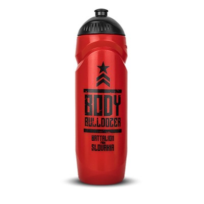 Sportovní láhev BATTALION červená 750 ml - BodyBulldozer