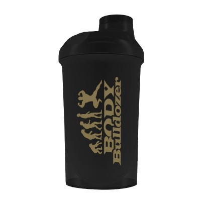 Šejkr BODYBULLDOZER černě zlatý 500 ml - BodyBulldozer