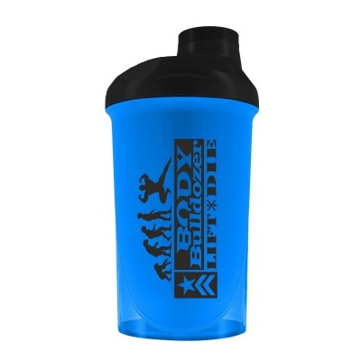 Šejkr LIFT OR DIE neonově modrý 500 ml - BodyBulldozer
